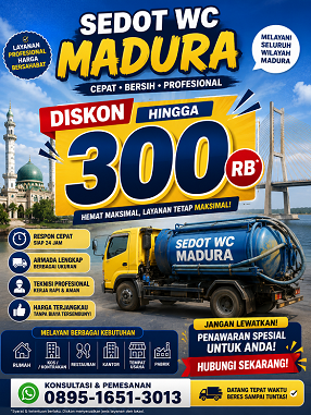 sedot wc sampang madura